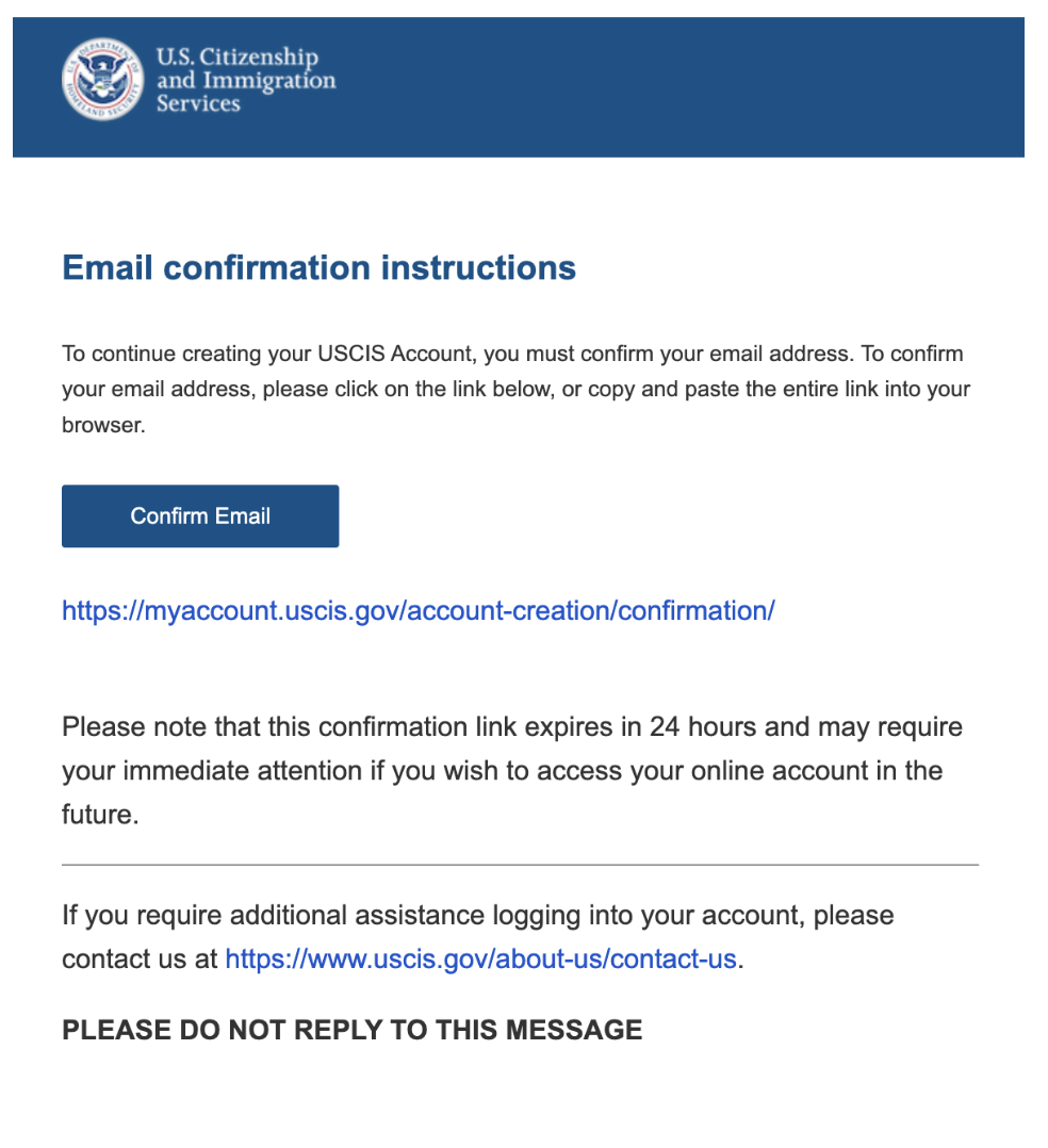 Este es el correo electrónico de confirmación.
