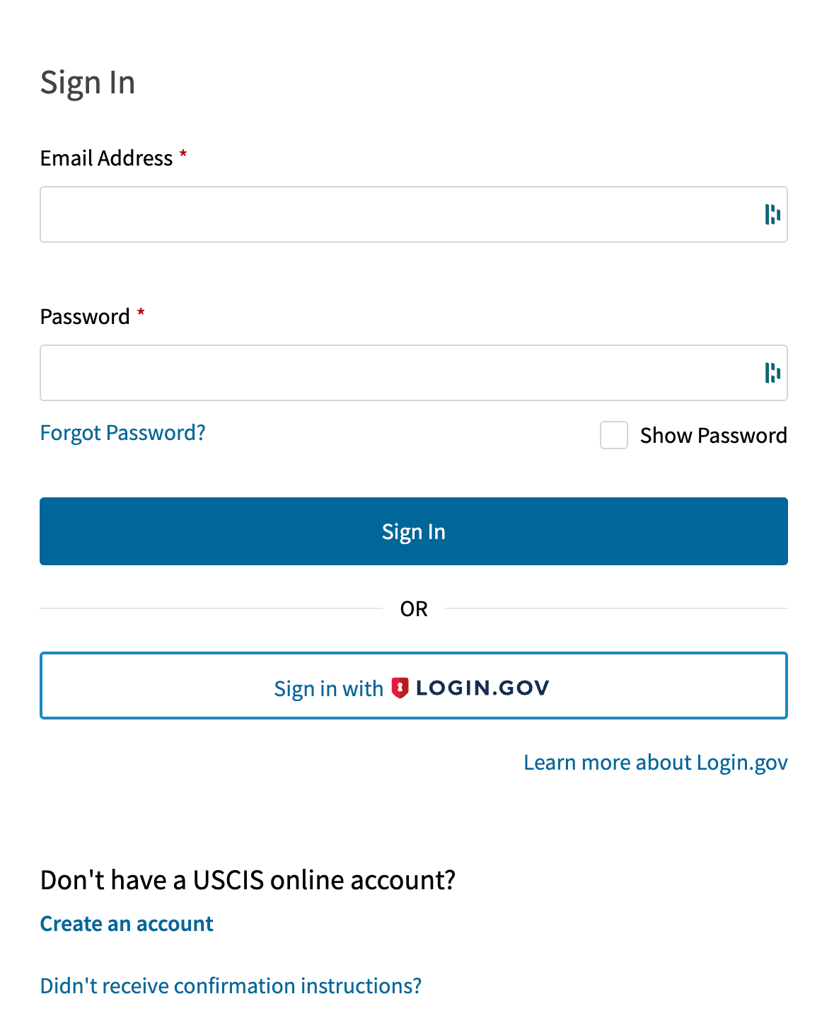Il s'agit de la page de connexion.